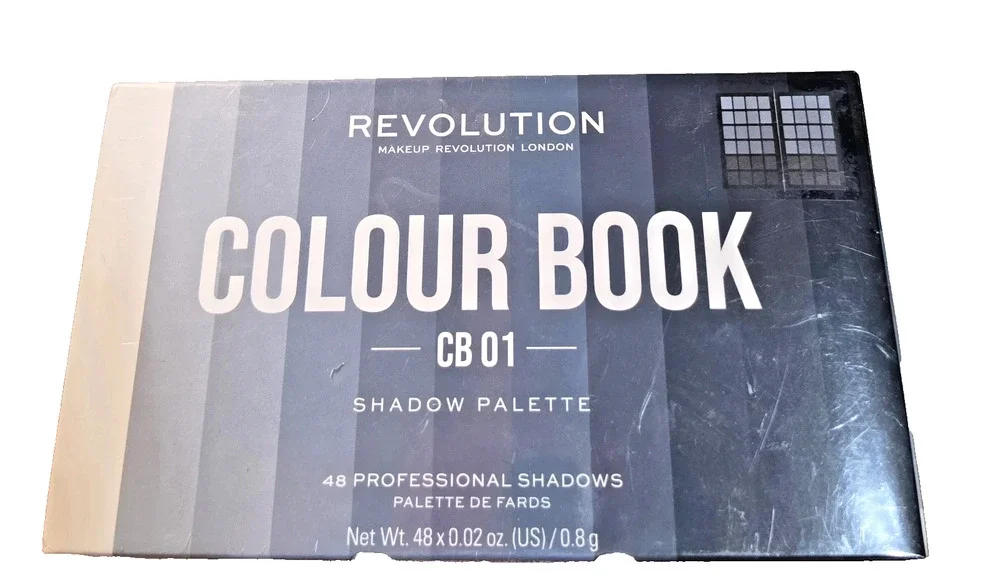 Revolution Colour Book CB 01 Shadow Palette, 48 Shades Eyeshadow Matte & Shimmer